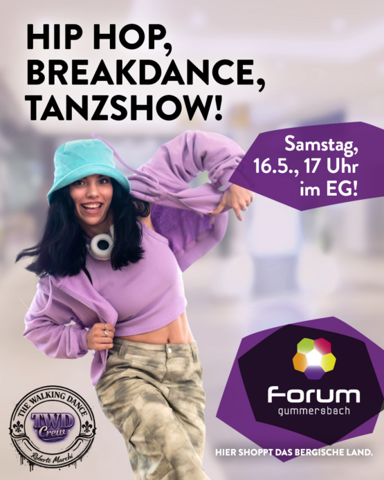 Hip Hop, Breakdance & Tanzshow im Forum Gummersbach
