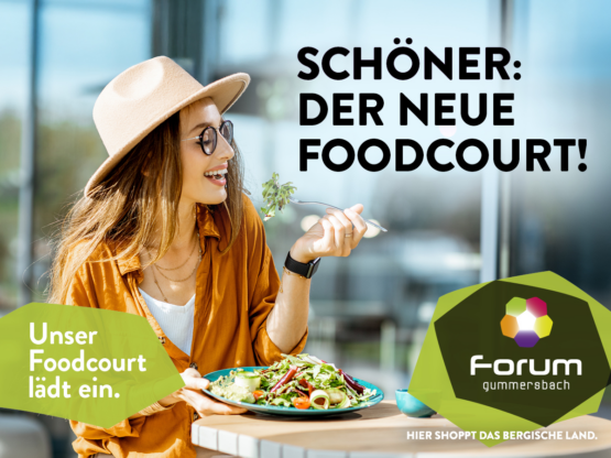 Der neue Foodcourt im Forum Gummersbach